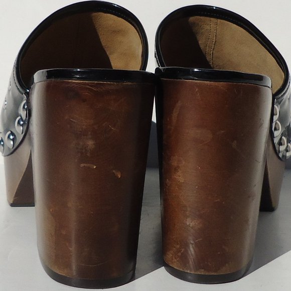 SIZE 36.5. MARC by MARC JACOBS “Dylan” wooden clogs. - Picture 5 of 16